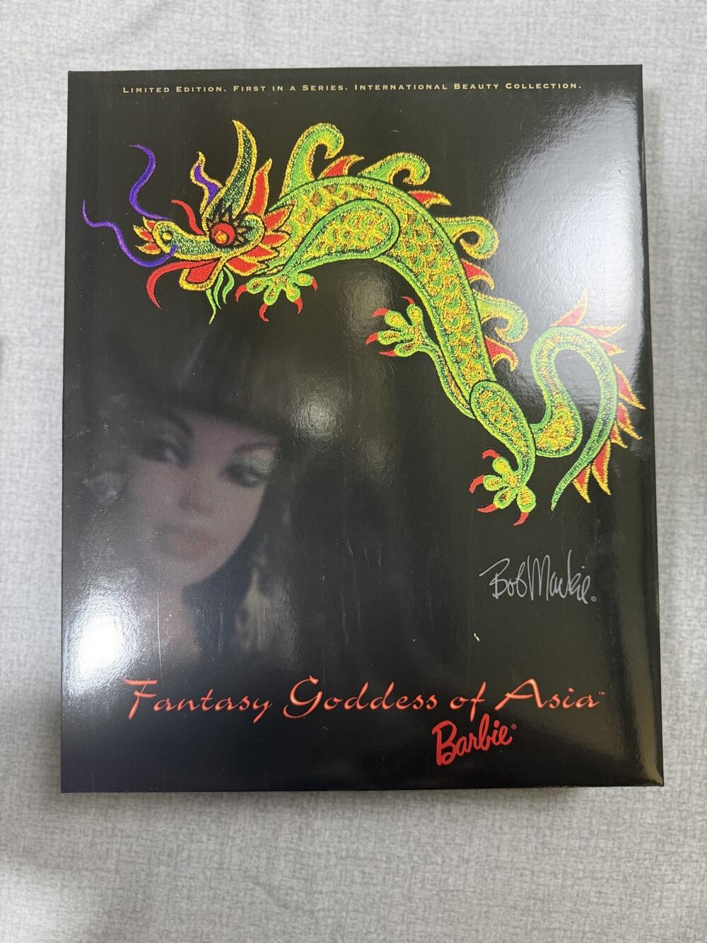 Bob Mackie Fantasy Goddess of Asia Barbie 1998 Mattel 20648 Ltd Ed w/ Box Stand
